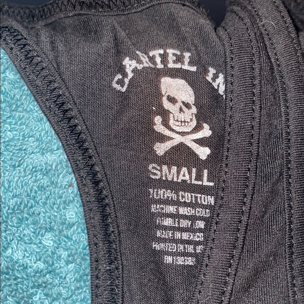 Cartel Ink Black Graphic Tank Top - Picture 2 of 4